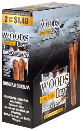 GT SWEET WOOD LEAF 2 PK $ 1.49 - GT SWEET WOOD LEAF 2 PK $ 1.49 RUSSIAN CREAM